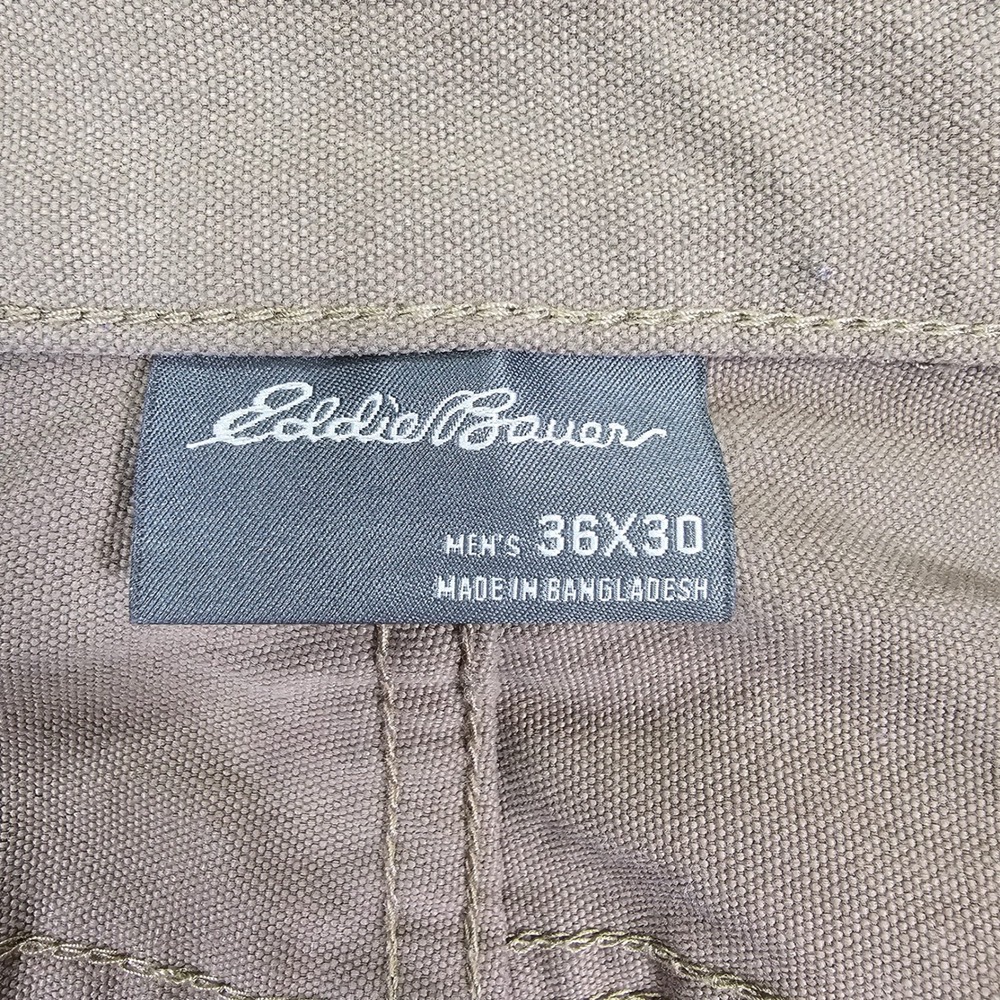 Eddie Bauer Pants Mens 36x30 100% Nylon Performance Cotton Feel Side Zip 0412 - Picture 9 of 12